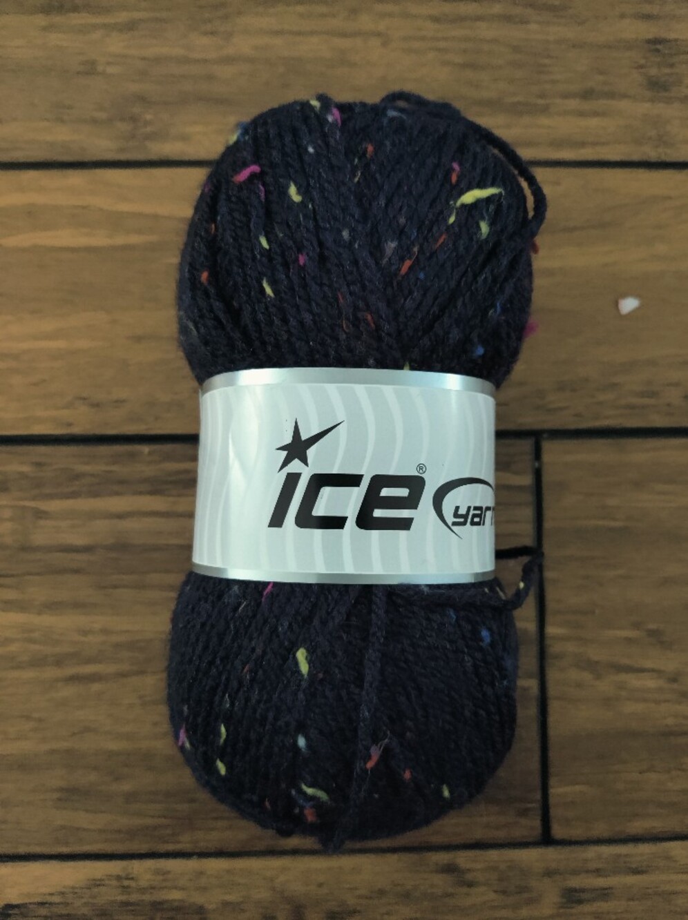 Ice Yarns Favorite Tweed Navy Speckled Yarn